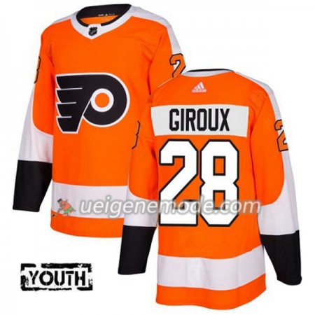 Kinder Eishockey Philadelphia Flyers Trikot Claude Giroux 28 Adidas 2017-2018 Orange Authentic